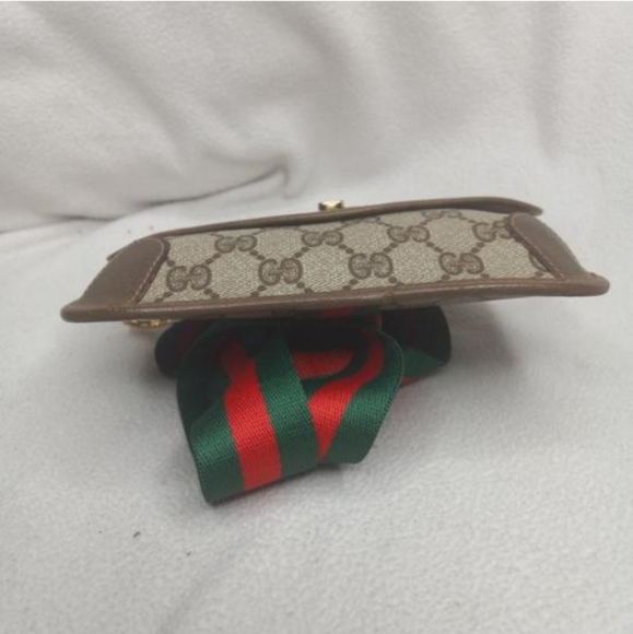 Authentic Vintage Gucci GG Monogram Web Ophidia Neo Clutch Fanny Bum Waist Belt - Picture 7 of 12